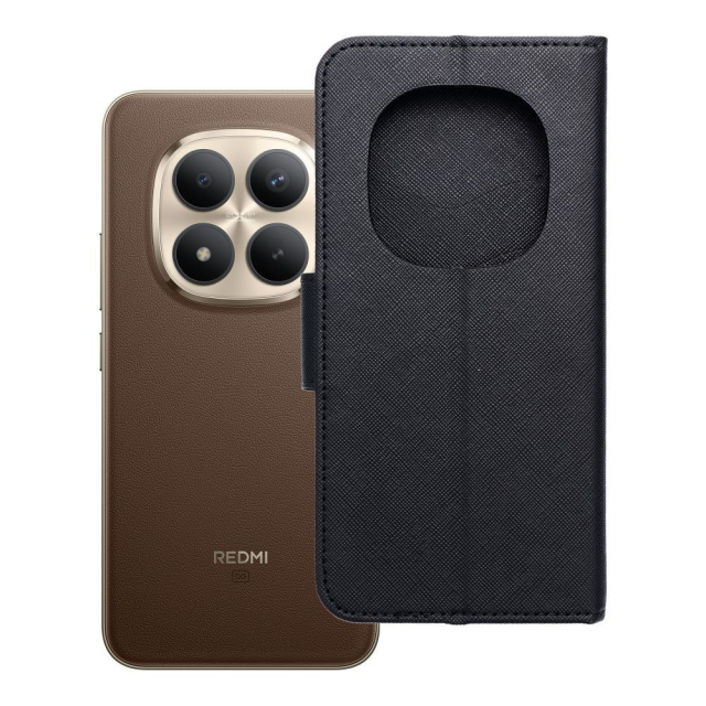 Otočné pouzdro pro Xiaomi Redmi NOTE 15 PRO PLUS 5G Fancy Book, černé