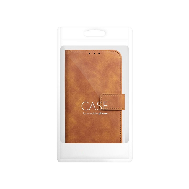Otočné pouzdro pro Xiaomi Redmi NOTE 15 PRO PLUS 5G Tender Book, hnědé