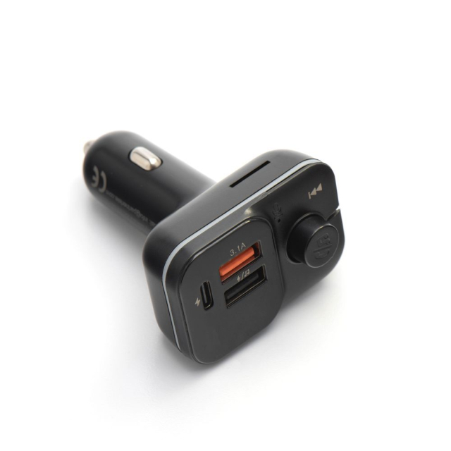 Ovladač pro auto Blue Star Wave L3 RGB Classy light, typ C x1, USB x2, 20 W, černý