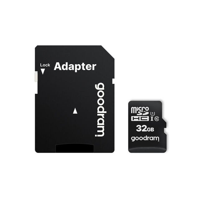 Paměťová karta GOODRAM microSD 32 GB, 100 MB/s, třída 10, UHS-I s adaptérem na SD