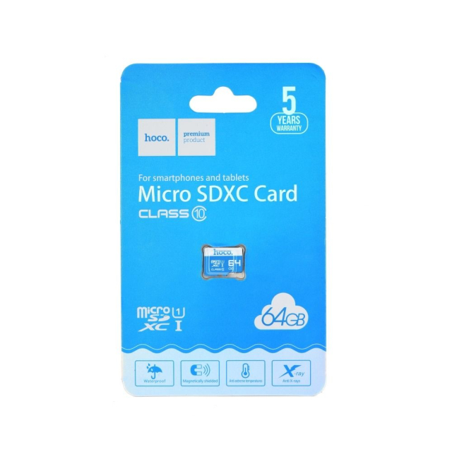Paměťová karta HOCO microSD 64 GB, třída 10