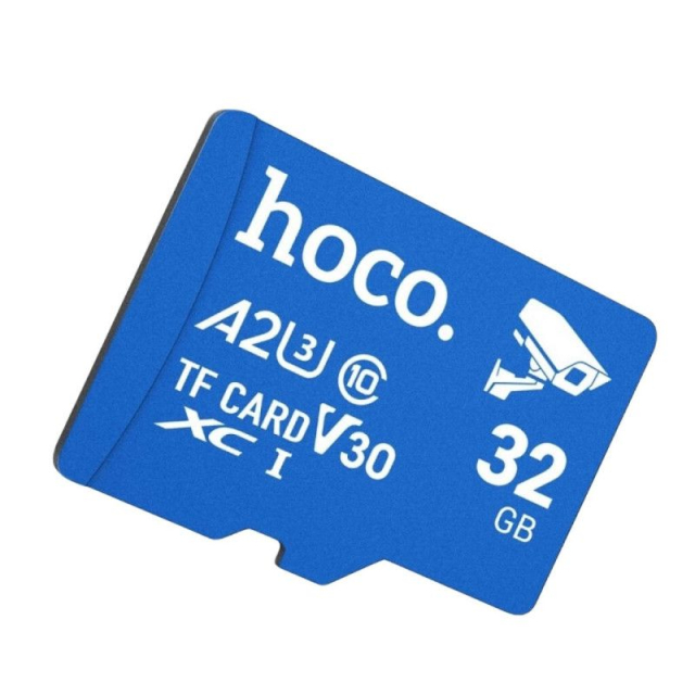 Paměťová karta microSD 16 GB, třída 10, UH-1, U3, V30, A2, Hoco, modrá