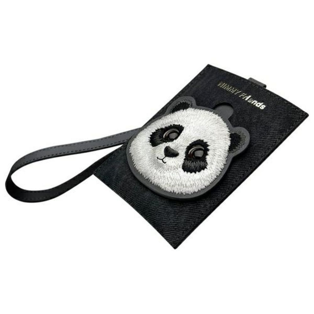 Peněženka na karty NIMMY BIG EYED PET 2.0 Panda, černá