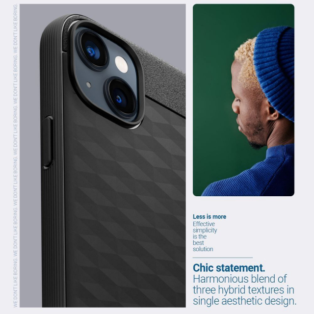 Pouzdro CASEOLOGY PARALLAX MAG pro iPhone 14 Plus, matná černá