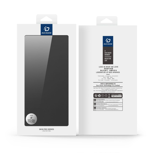 Pouzdro DUX DUCIS SKIN PRO pro iPhone 18 Pro / 17 Pro, černé
