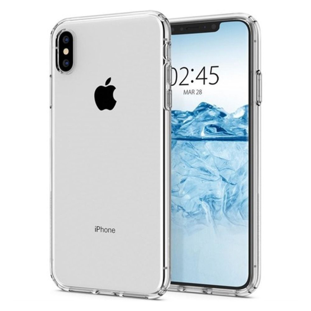 Pouzdro na iPhone X – zadní kryt, ultratenké, 0,5 mm, průhledné