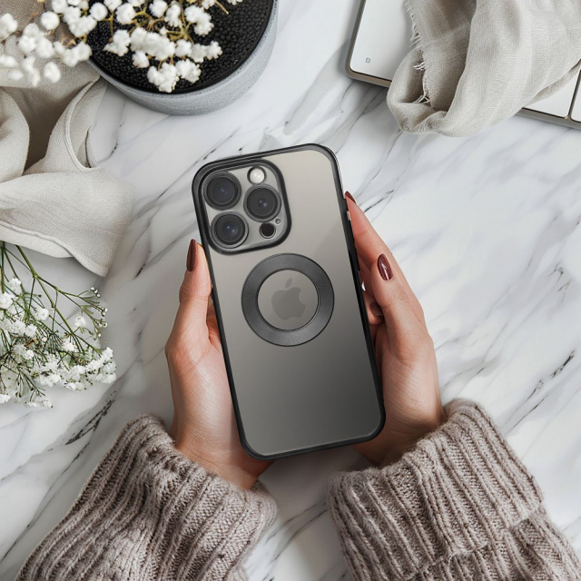 Pouzdro pro iPhone 17 AIR Glam, černé