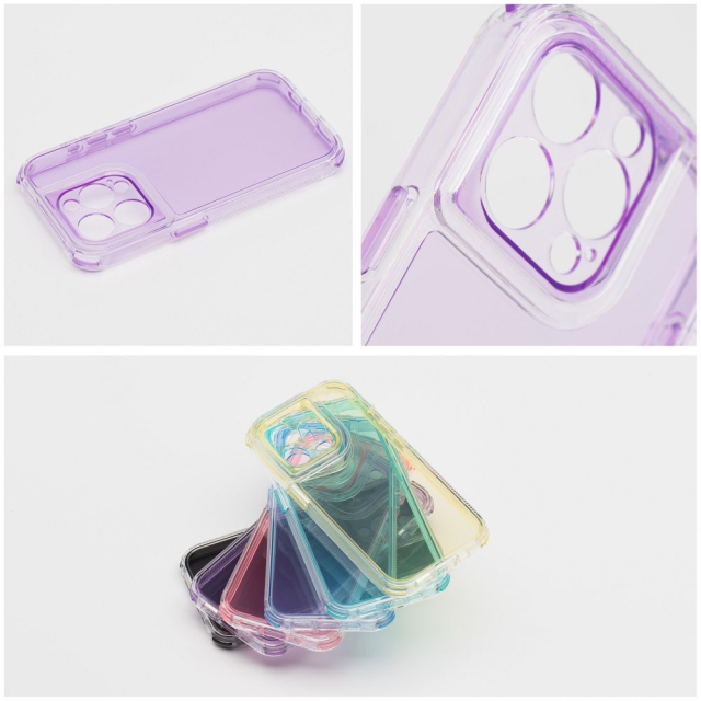 Pouzdro pro iPhone 17 AIR Matrix Clear, světle fialové