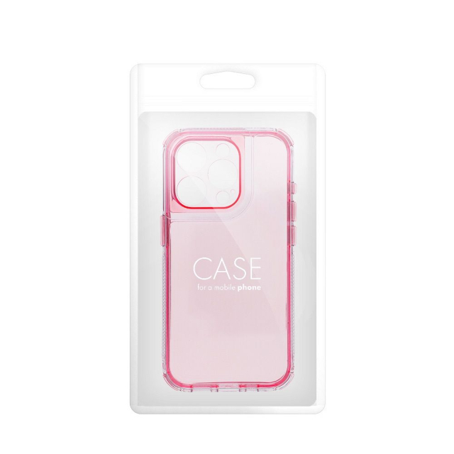 Pouzdro pro iPhone 17 AIR Matrix Clear v barvě pudrově růžové