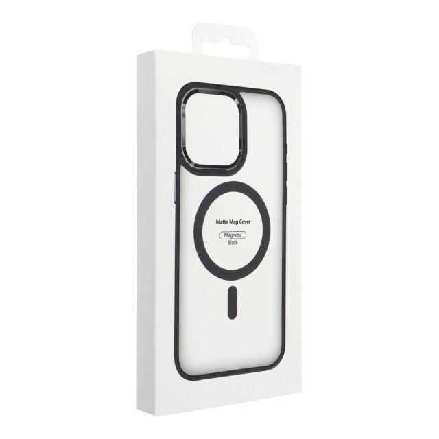 Pouzdro pro iPhone 17 AIR Matte Mag Cover kompatibilní s MagSafe, černé