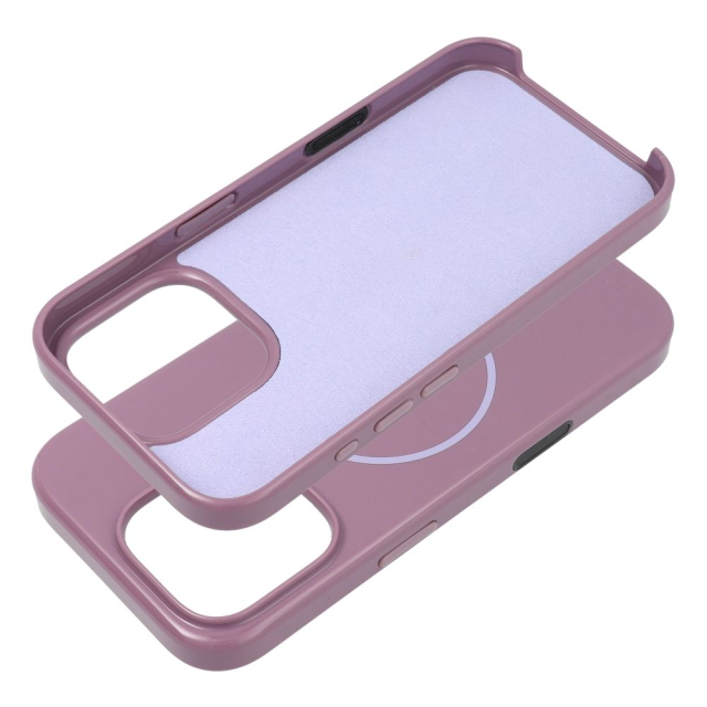 Pouzdro pro iPhone 17 Glossy Mag Cover kompatibilní s MagSafe, fialové