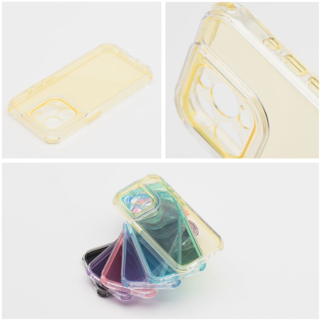Pouzdro pro iPhone 17 Matrix Clear, žluté