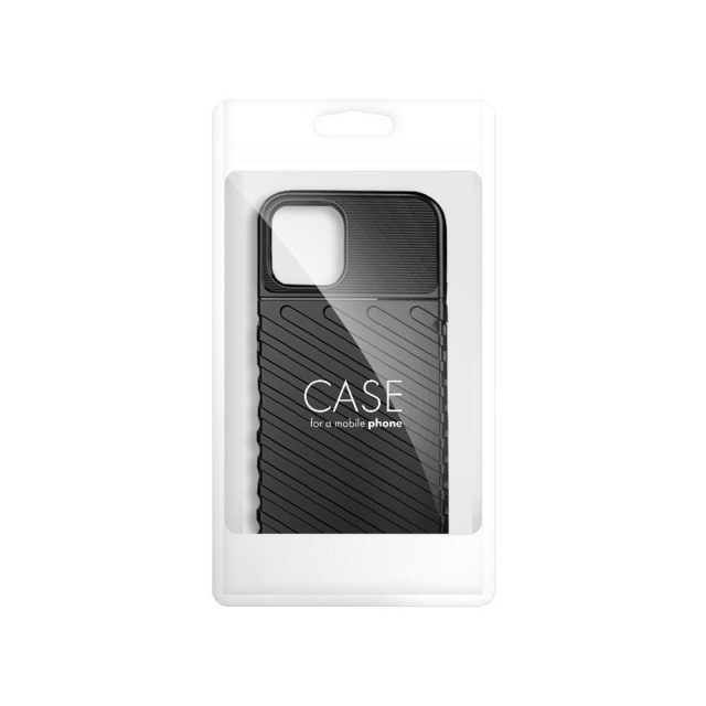 Pouzdro pro iPhone 17 Pro Max / 18 Pro Max (nízký okraj pro fotoaparát) – barva Thunder black