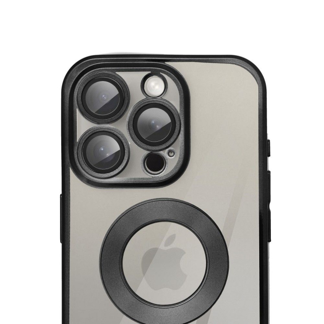 Pouzdro pro iPhone 17 Pro Max / 18 Pro Max (nízký okraj pro fotoaparát) Glam black