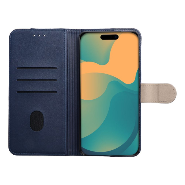 Pouzdro typu „flip“ pro Xiaomi Redmi 17 4G / 17 5G EU Split Book, tmavě modré a krémové