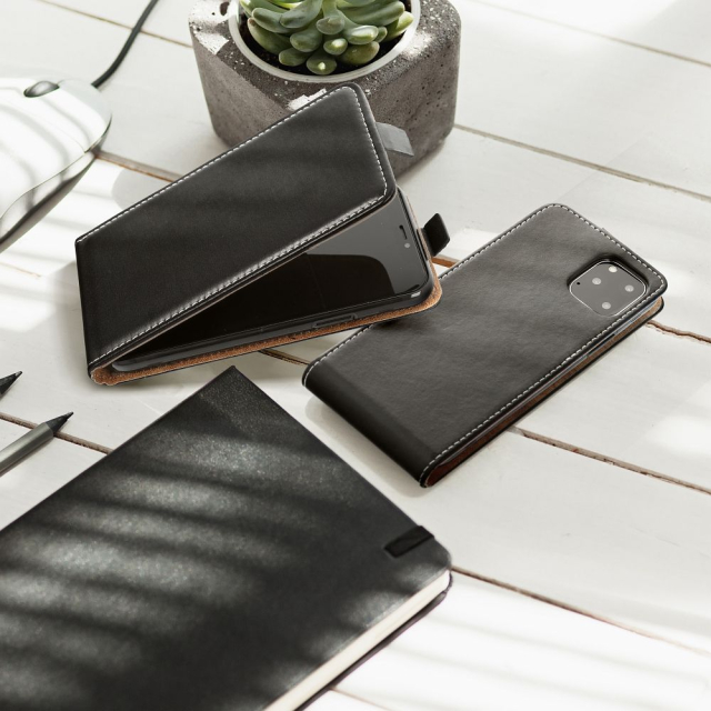 Pouzdro typu flip SLIM FLEXI FRESH pro XIAOMI Redmi 17 4G / 17 5G EU, černé