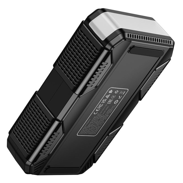 Powerbanka 8000 mAh, 2,4 A, 18 W s funkcí startování automobilu a vzduchovou pumpou Hoco QS6, černá