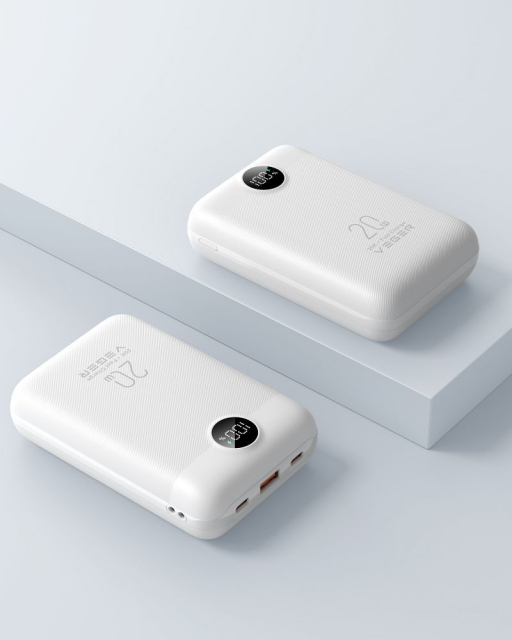 Powerbanka Veger S20 (W2081) PD QC3.0 2 A 22,5 W 20 000 mAh, bílá