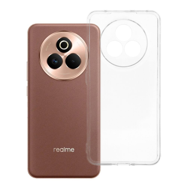 Průhledné pouzdro pro Realme P3 PRO, tloušťka 2 mm (s ochranou fotoaparátu)
