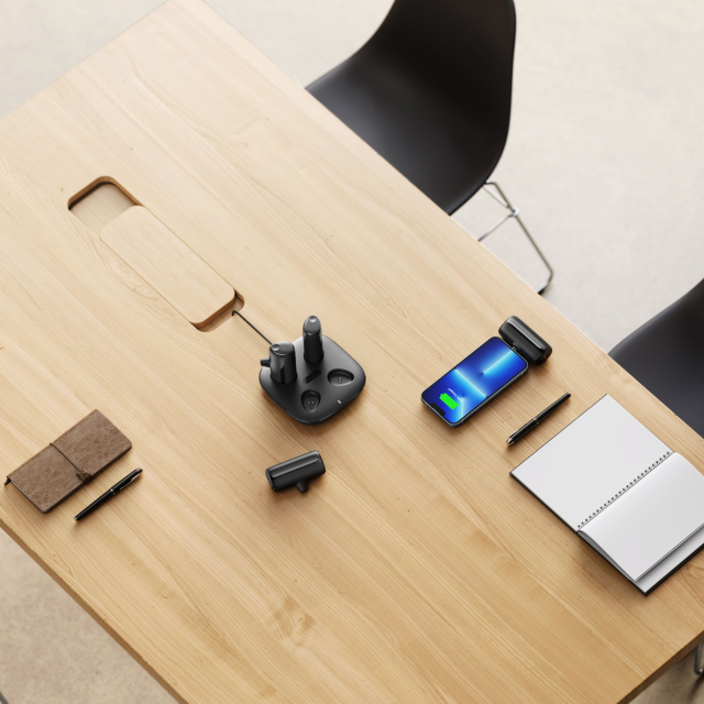 Sada powerbank Veger Pogo (W007CK) – 4 ks po 5000 mAh, černá