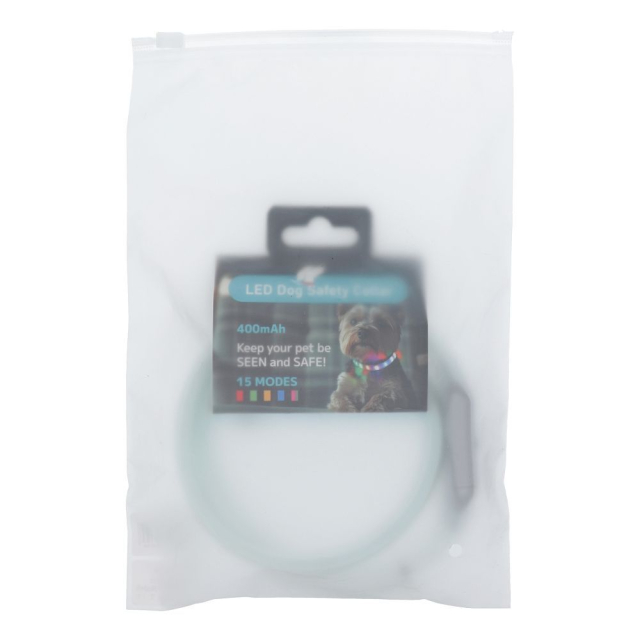Silikonový LED obojek pro domácí mazlíčky LLFG24034