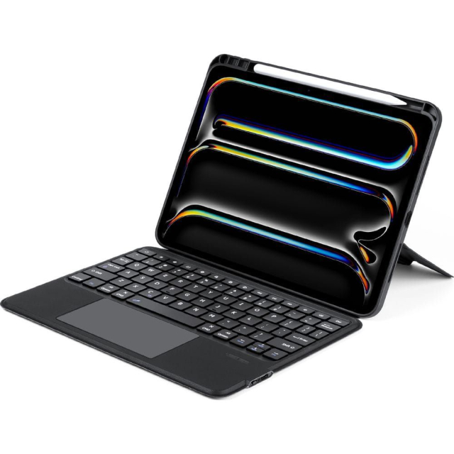 Skládací pouzdro DUX DUCIS DK s bezdrátovou klávesnicí pro iPad Pro 11 (2024), černé
