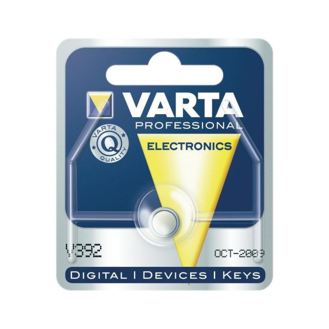 Stříbrná baterie VARTA V392 (SR41), 1 ks