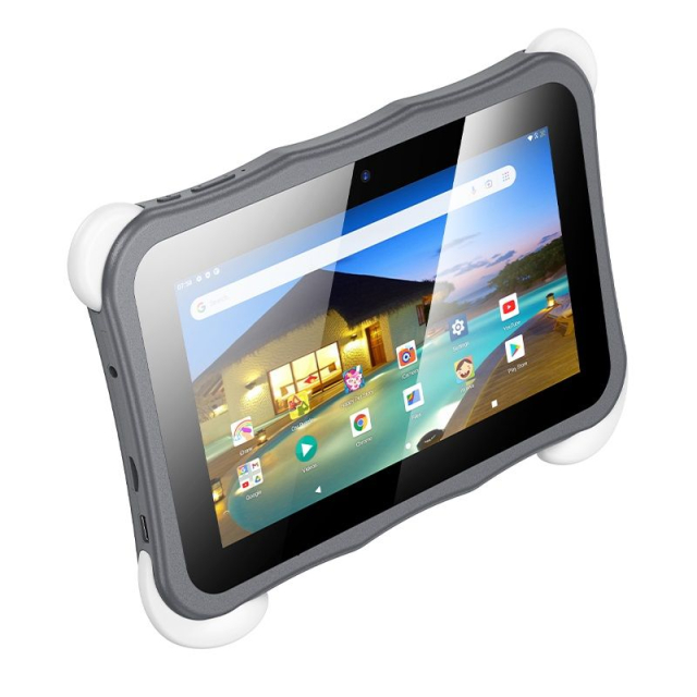Tablet pro děti, 7,0", 4 GB/32 GB, Hoco HD, Wi-Fi, Android 12, A16, šedý