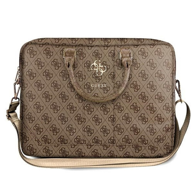 Taška na laptop / tablet / notebook GUESS 15" GUCB15G4GFBR (GUESS Sleeve) hnědá