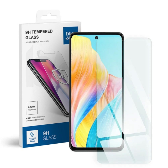 Tvrzené sklo pro Oppo A58 4G / LTE Blue Star