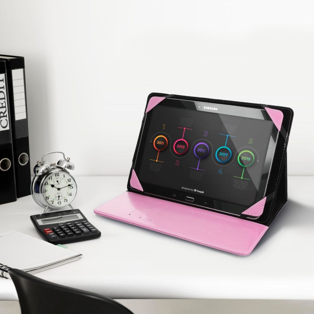 Univerzální pouzdro BLUN pro tablety 11" (UNT), růžové