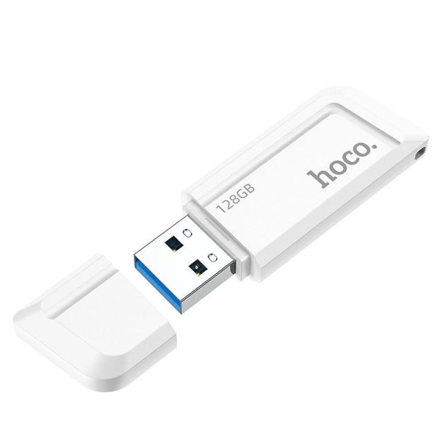 USB flash disk 128 GB, USB 3.0 (USB A), Hoco UD11, bílý