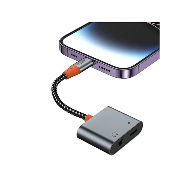 WiWU – Audio adaptér LT10 z typu C na typ C + 3,5 mm