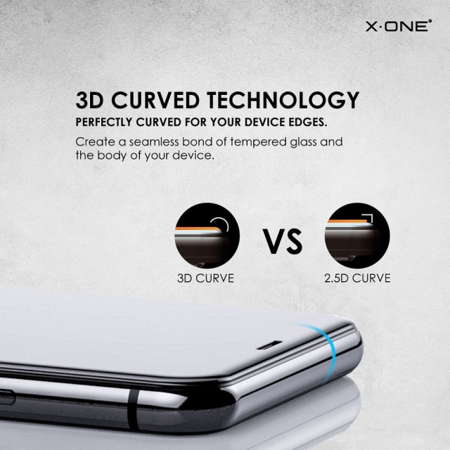 X-ONE Full Cover Extra Strong Matte – tvrzené sklo 9H pro iPhone 11