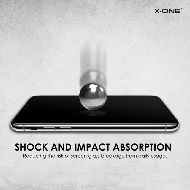 X-ONE Full Cover Extra Strong Matte – tvrzené sklo 9H pro iPhone 15 Plus/16 Plus