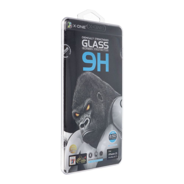 X-ONE Full Cover Extra Strong Matte – tvrzené sklo 9H pro iPhone 15 Pro Max