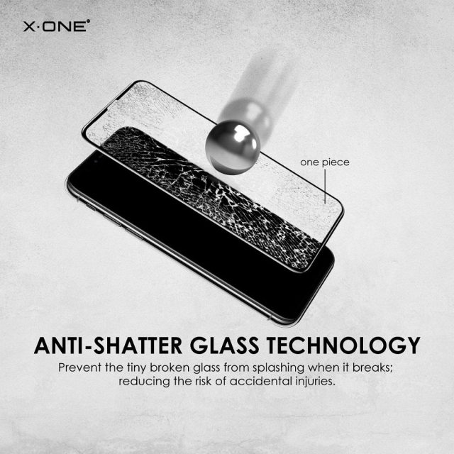 X-ONE Full Cover Extra Strong Matte – tvrzené sklo 9H pro iPhone 16 Pro Max/17 Pro Max