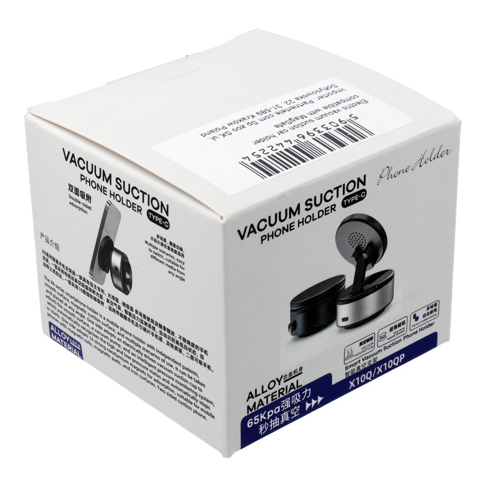 Univerzální držák do auta K007 Nano Gel kompatibilní s MagSafe, černý
