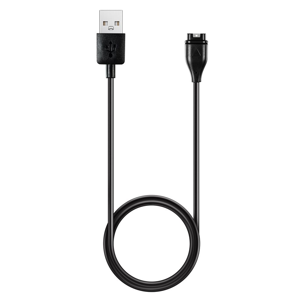 USB-A kabel pro nabíjení chytrých hodinek GARMIN FENIX 5 / 5 Plus / 5S / 5X / 6 / 6S / 6X / 7 / VIVOACTIVE 3 atd. HD24, 1 m, černý