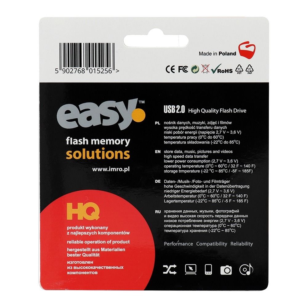 USB flash disk IMRO EASY (ECO) 8 GB USB 2.0
