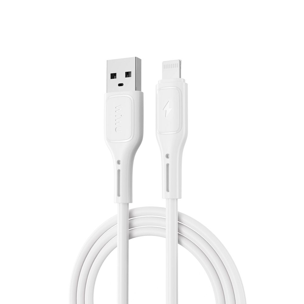 WiWU – datový kabel řady Starlink Wi-C001, USB A na Lightning, 2,4 A – bílý