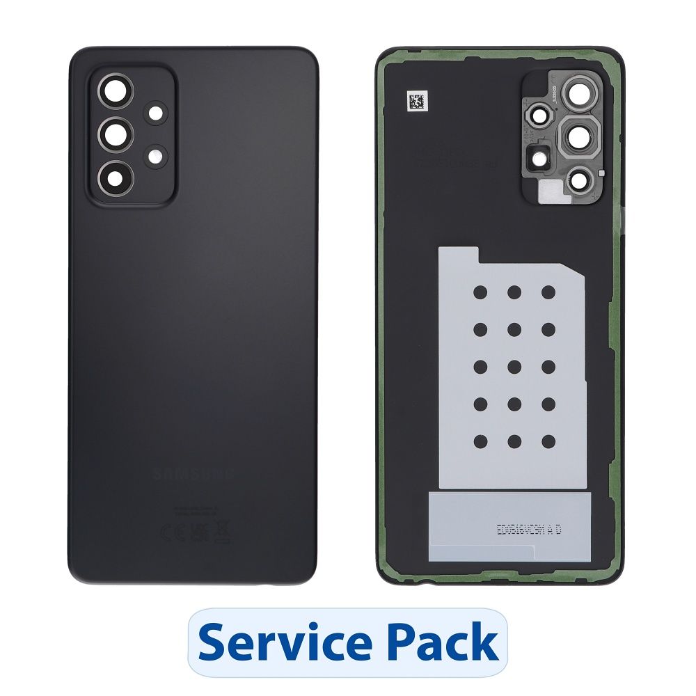 Zadní kryt ServicePack pro SAMSUNG A52s 5G A528B GH82-26858A, černý