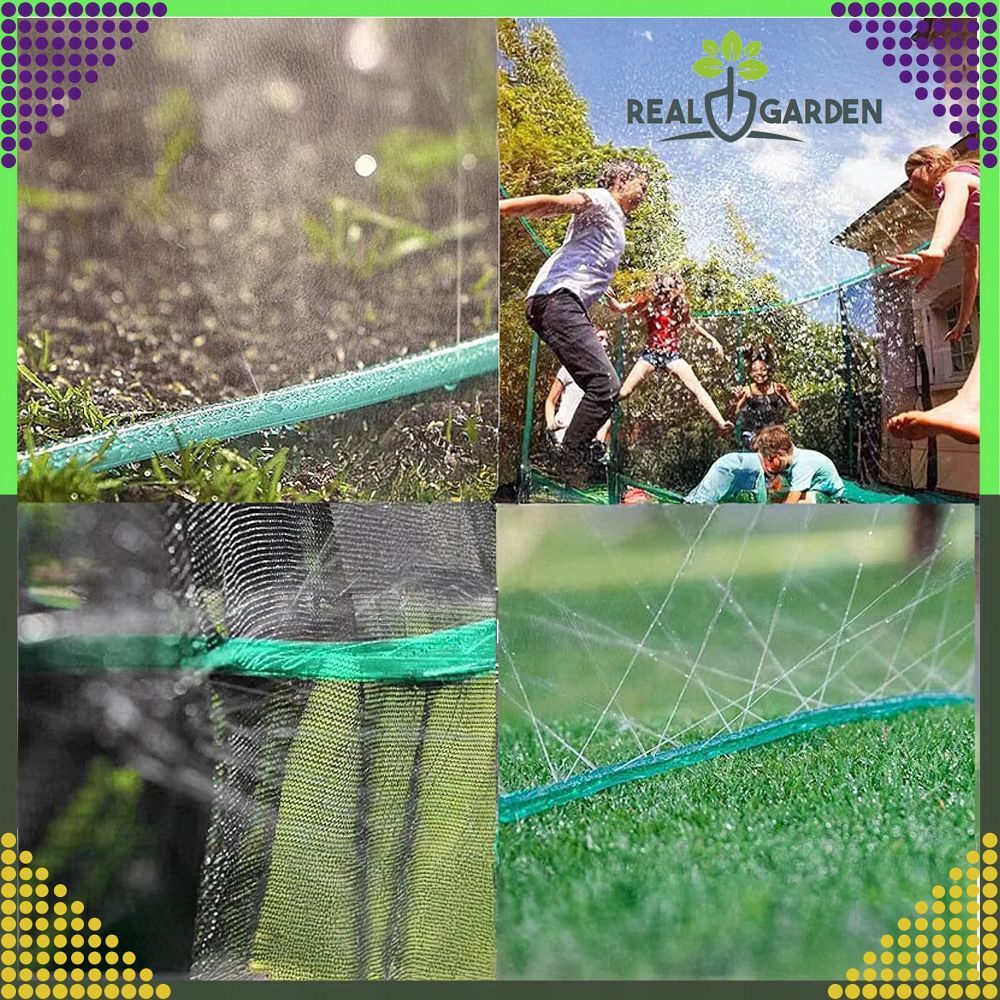Zahradní hadice se zavlažovačem a rychlospojkami, 4,5 m, RC-K-1473, zelená