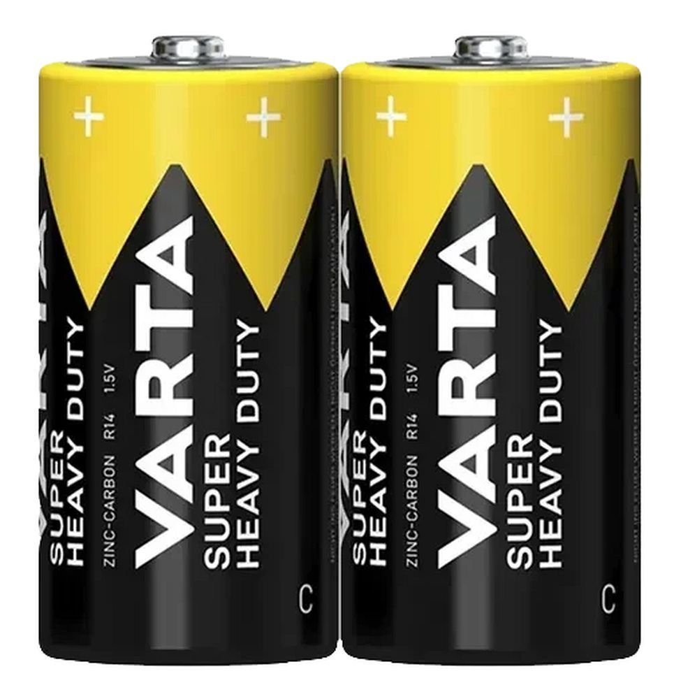 Zinková baterie VARTA R14 (typ C) Superlife, 2 ks